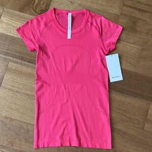 lululemon athletica Pink Short Sleeve Swiftly